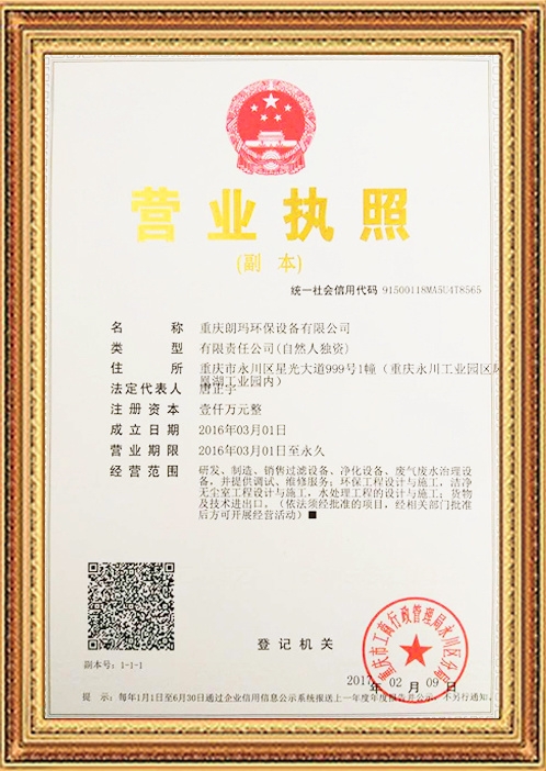 Wuhan Nanmar Business License