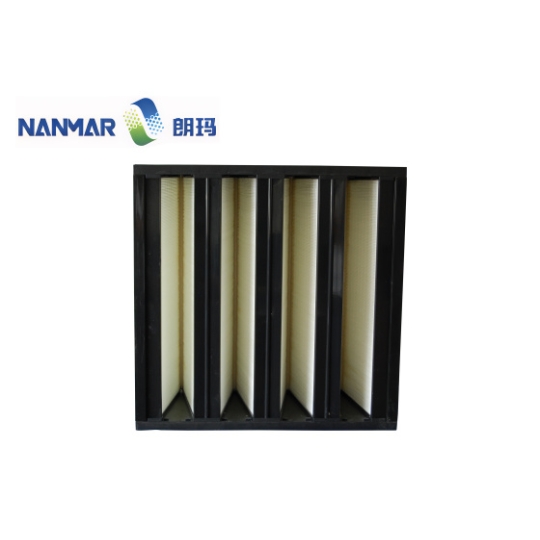 Large air volume V-type high efficiency air filter